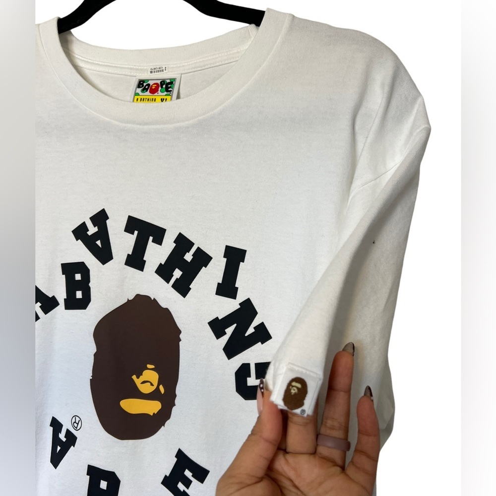 BAPE Broken College Tee Size XL - Picture 4 of 6